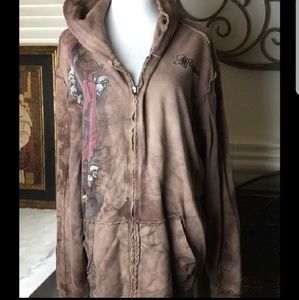 Womens Affliction hoodie